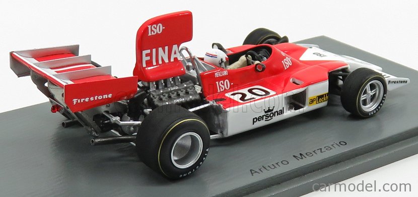 Williams Ford FW 20 F1 Brésil 1975 Arturo Merzario Spark S7485