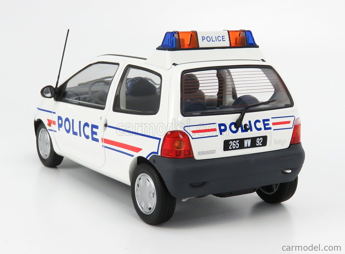 Renault Twingo Police 1995 White NOREV 1:18 NV185296 Model 