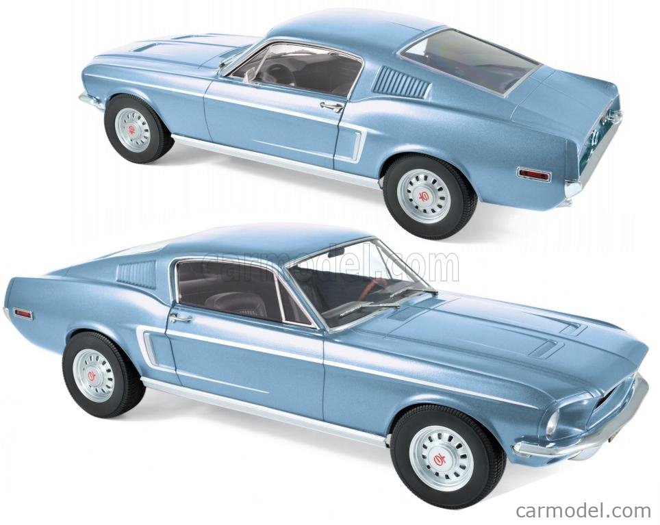 Figurine Voiture 1:43 Norev - Ford Mustang GT Fastback 1968 Vert