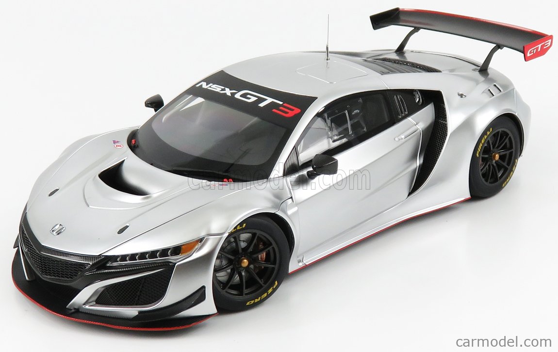 AUTOart 1/18 ホンダ NSX GT3 2018 ハイパー・シルバー 完成品 81897 