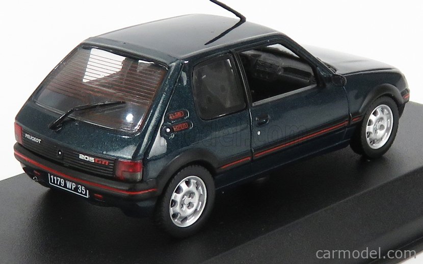 Norev Peugeot 205 GTI 1.9 1992 Green Model Car 1:43