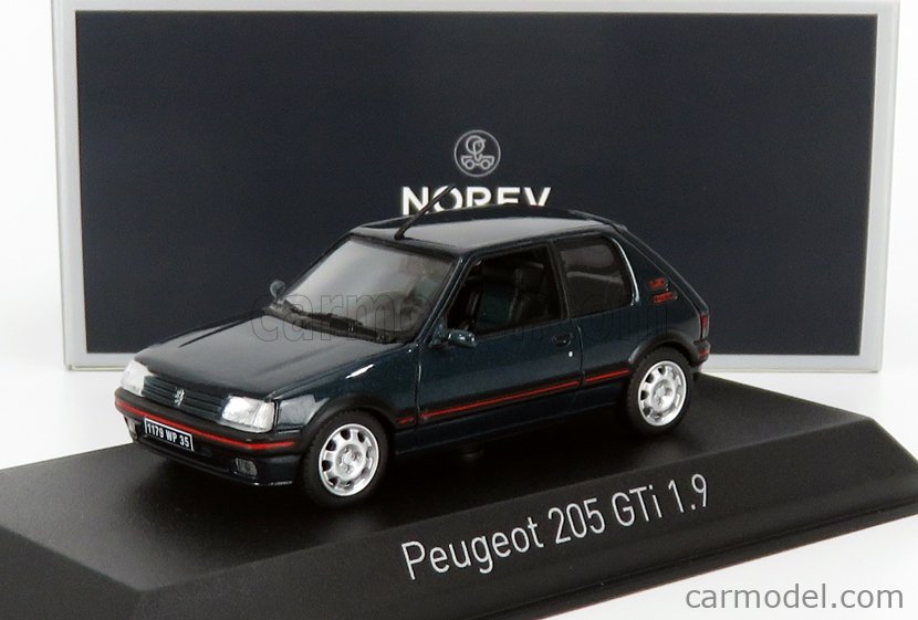 Norev Peugeot 205 GTI 1.9l 1992 Bleu Miami 1/43 471737 0725
