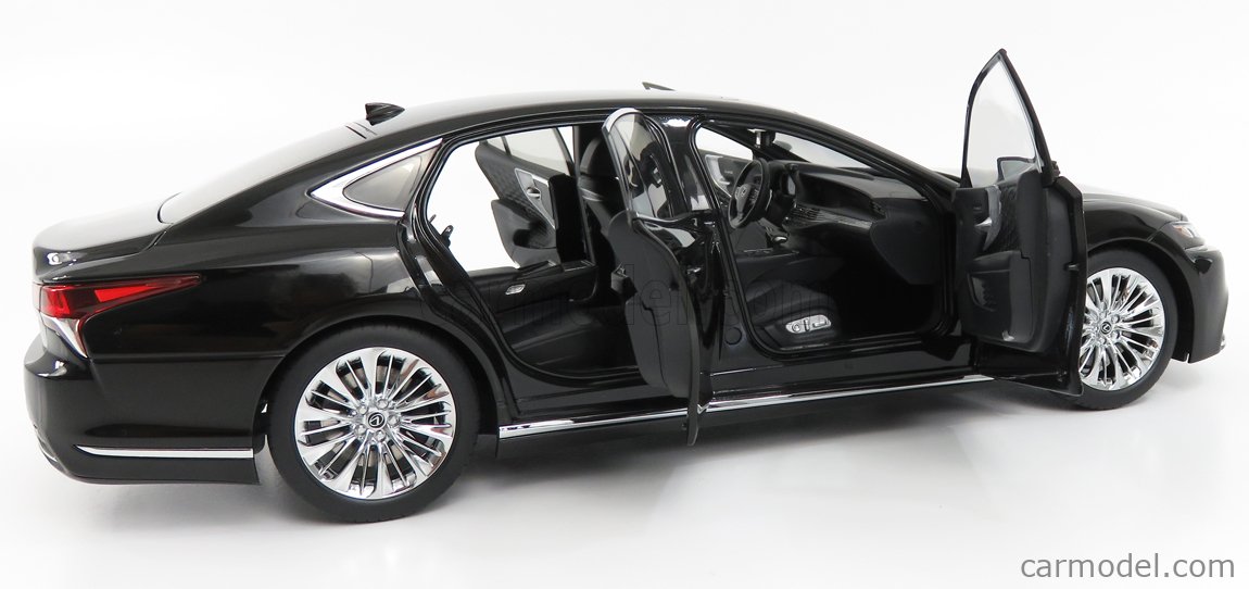 AUTOart Lexus LS500h ブラック 1/18 Lexus LS 500h Black with Black Interior 1/18 Model Car by