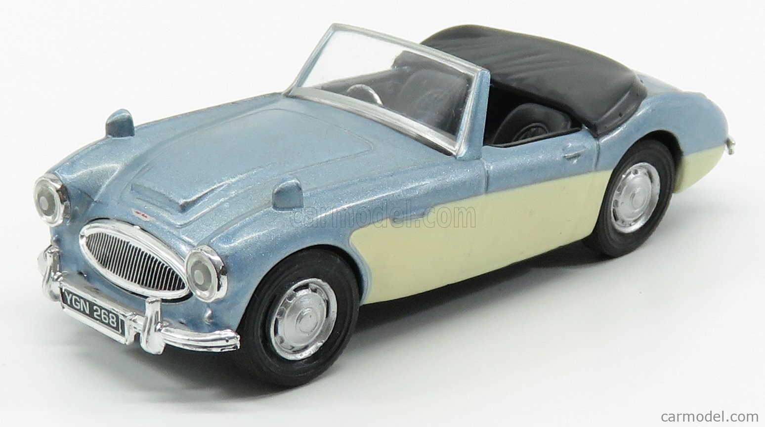 Austin Healey 3000 Mkiii Spider Open 1964 Light Blue Cream HONGWELL 1:43 HG16240 