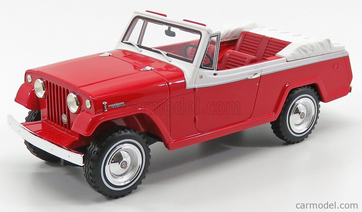 BoS-MODELS BOS340 Scale 1/18 | WILLYS JEEPSTER COMMANDO OPEN
