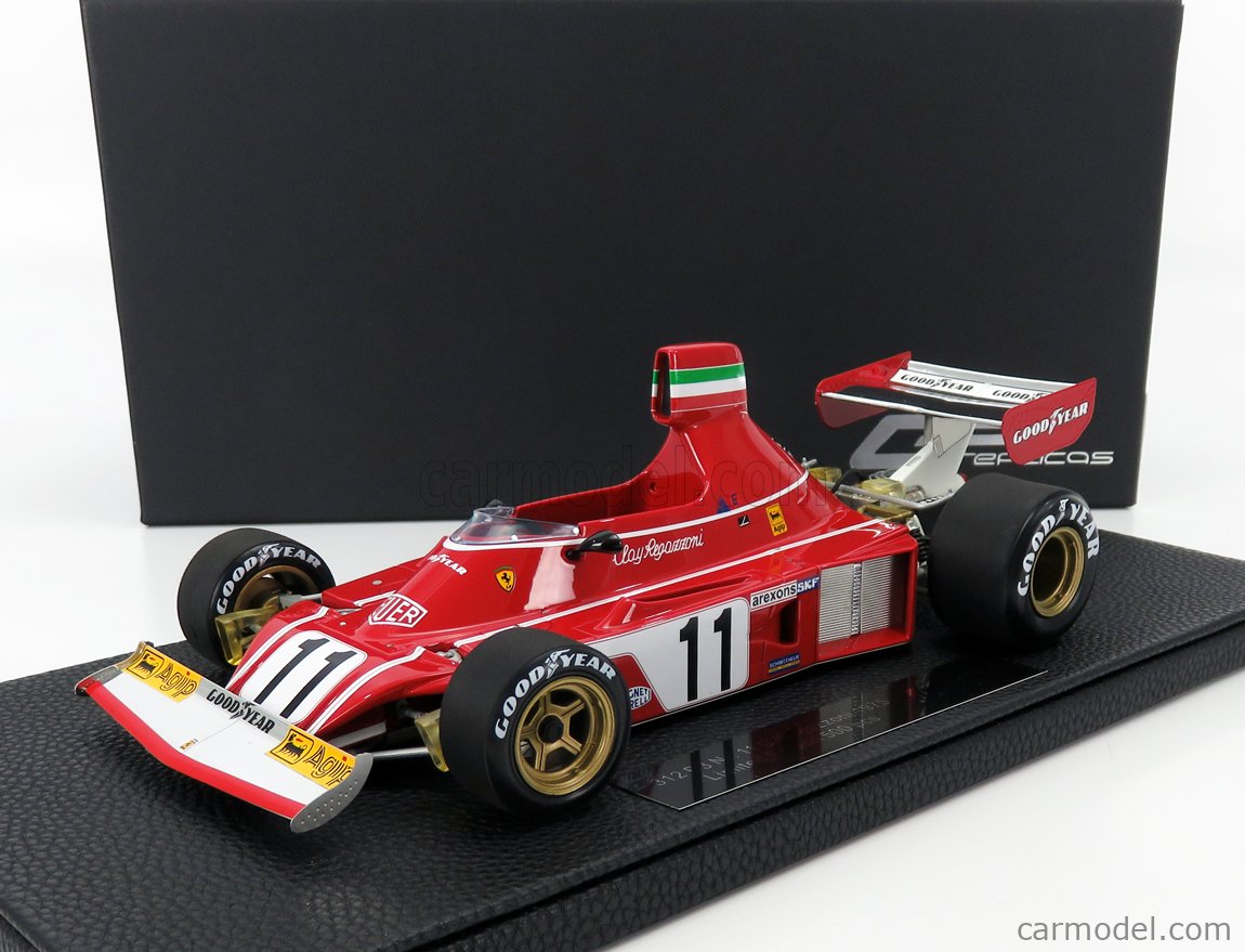 Ferrari f1 312 b3 #11 season 1975 Clay Regazzoni red gp replicas 1:18 gp025e mod 