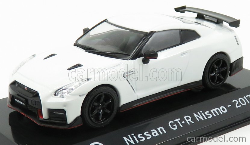 Edicola Supcarcoll016 Escala 1 43 Nissan Gt R Nismo 17 Con Vetrina With Showcase White Pearl Met