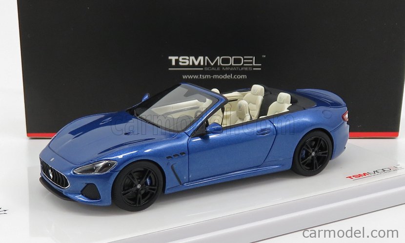 TRUE SCALE miniatures TSM430459 Maserati Grancabrio Blu Sofisticato 2018  Scale 1/43 Scale Miniature: : Toys