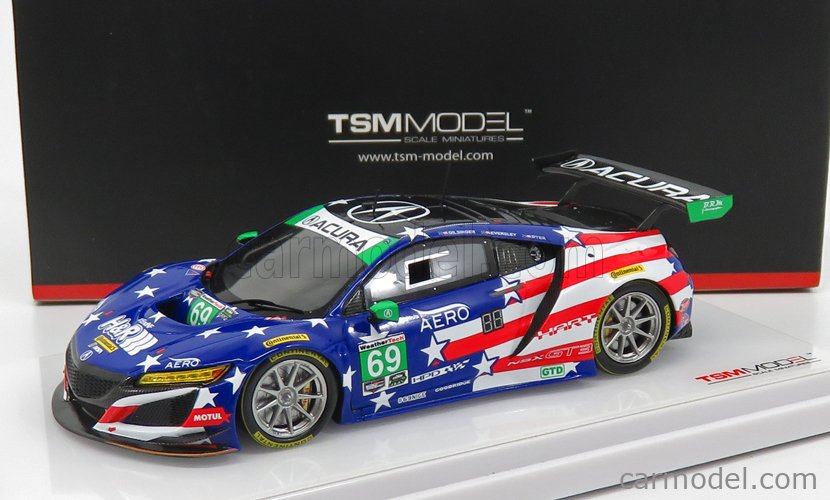 TRUESCALE TSM430417 Scale 1/43 | ACURA NSX GT3 N 69 IMSA WATKINS GLEN ...