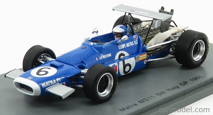 1/43 マトラ MS10 No.6 1968 F1 スペインGP 5位 J-P.ベルトワーズ