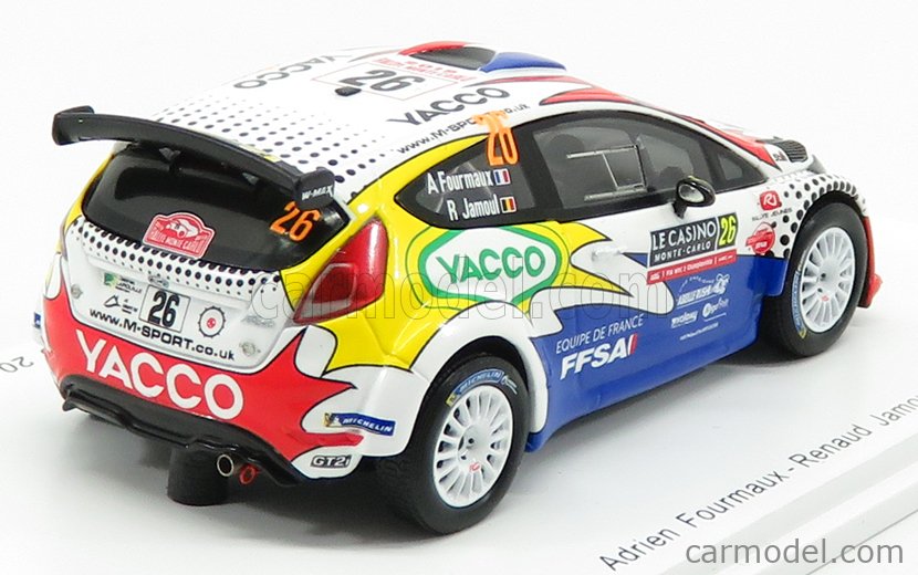 1:43 Spark Ford Fiesta R5 #26 Rally Montecarlo 2019 A.Fourmaux