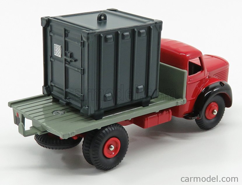 Berliet plateau et container - ref 34B / 34 B au 1/43 de dinky toys atlas