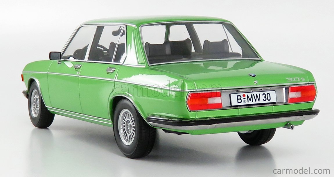 1:18 KK Scale Bmw 3.0S E3 Mkii 1971 Light Green Met KKDC180404 Miniature 