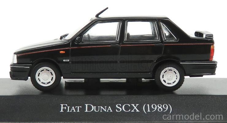 OPO 10 – FIAT Duna SCX 1989 1/43 Modellauto, Metall, Sammlerstück, Auf Sockel Präsentiert