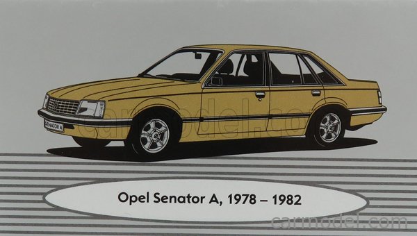 Opel Senator A gold 1978 1:43 Schuco Modellauto
