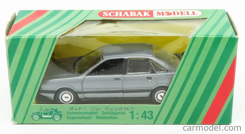 SCHABAK 1037 Scale 1/43 | AUDI 90 QUATTRO 1984 GREY MET