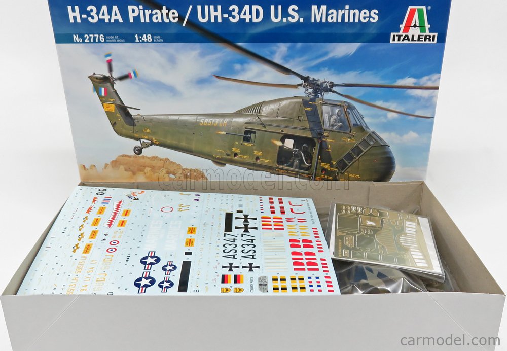 ITALERI IT2776 Масштаб 1/48  SIKORSKY UH-34D HELICOPTER U.S.A. MARINES 1974 /
