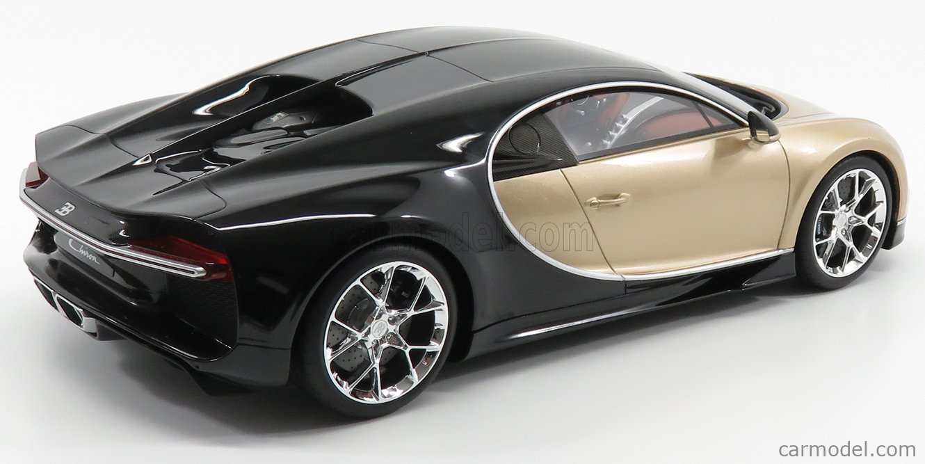 Bugatti Chiron gold schwarz resin 2016 1:12 Kyosho Neu OVP 