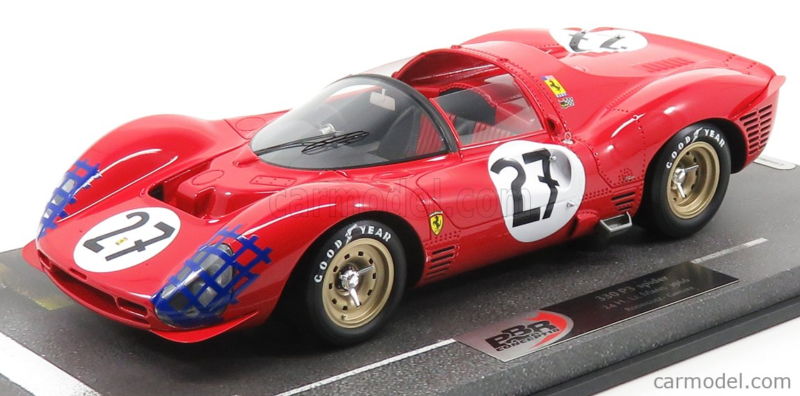 FERRARI - 330 P3 4.0L V12 TEAM N.A.R.T. NORTH AMERICAN RACING N 27 24h LE  MANS 1966 P.RODRIGUEZ - R.GINTHER