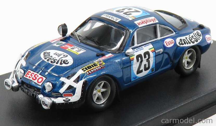 Alpine Renault A110 2 Safari Rally 1974 B.Darniche - A.Mahe Trofeu TRORRKE10 - Miniatures Autos Motos