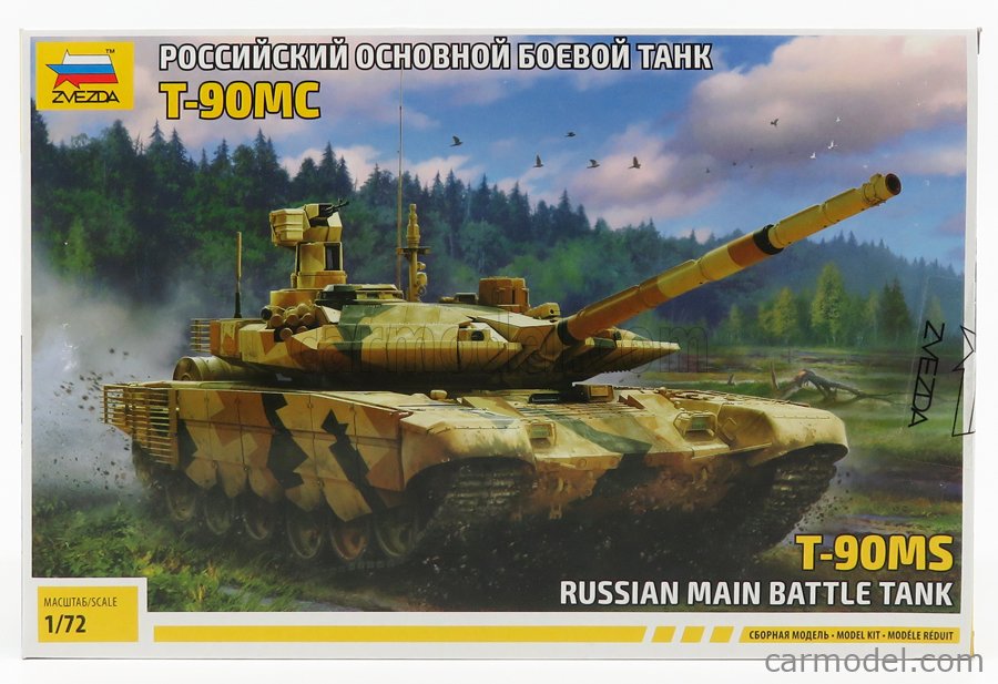 Zvezda 5065 Russian main battle tank T-90MS Plastic Scale Model 1:72 