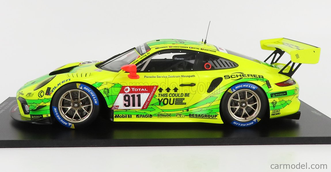 SPARK-MODEL 18SG036 Masstab: 1/18 | PORSCHE 911 991-2 GT3 R TEAM ...