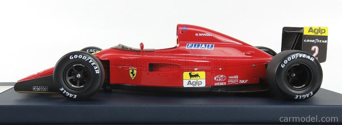 LOOKSMART MODELLINO in Scala Compatibile con Ferrari F1 641 N.2 Winner GP  Portugal 1990 Nigel Mansell 1:18 LSF1H11B : : Giochi e giocattoli