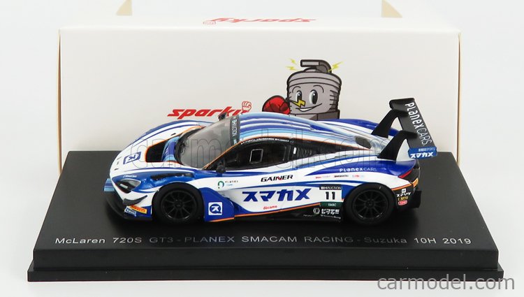 SPARK-MODEL Y162 Scale 1/64 | McLAREN 720S GT3 TEAM PLANEX SMACAM ...