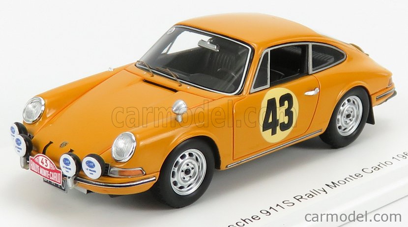 SPARK-MODEL S6605 Echelle 1/43 | PORSCHE 911S N 43 RALLY MONTECARLO ...