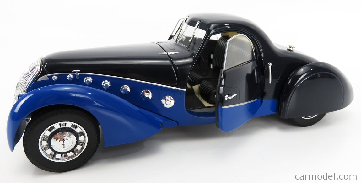 Bâche design spéciale adaptée à Peugeot 302 1936-1938 Blue with white  striping housse de voiture pour l'intérieur