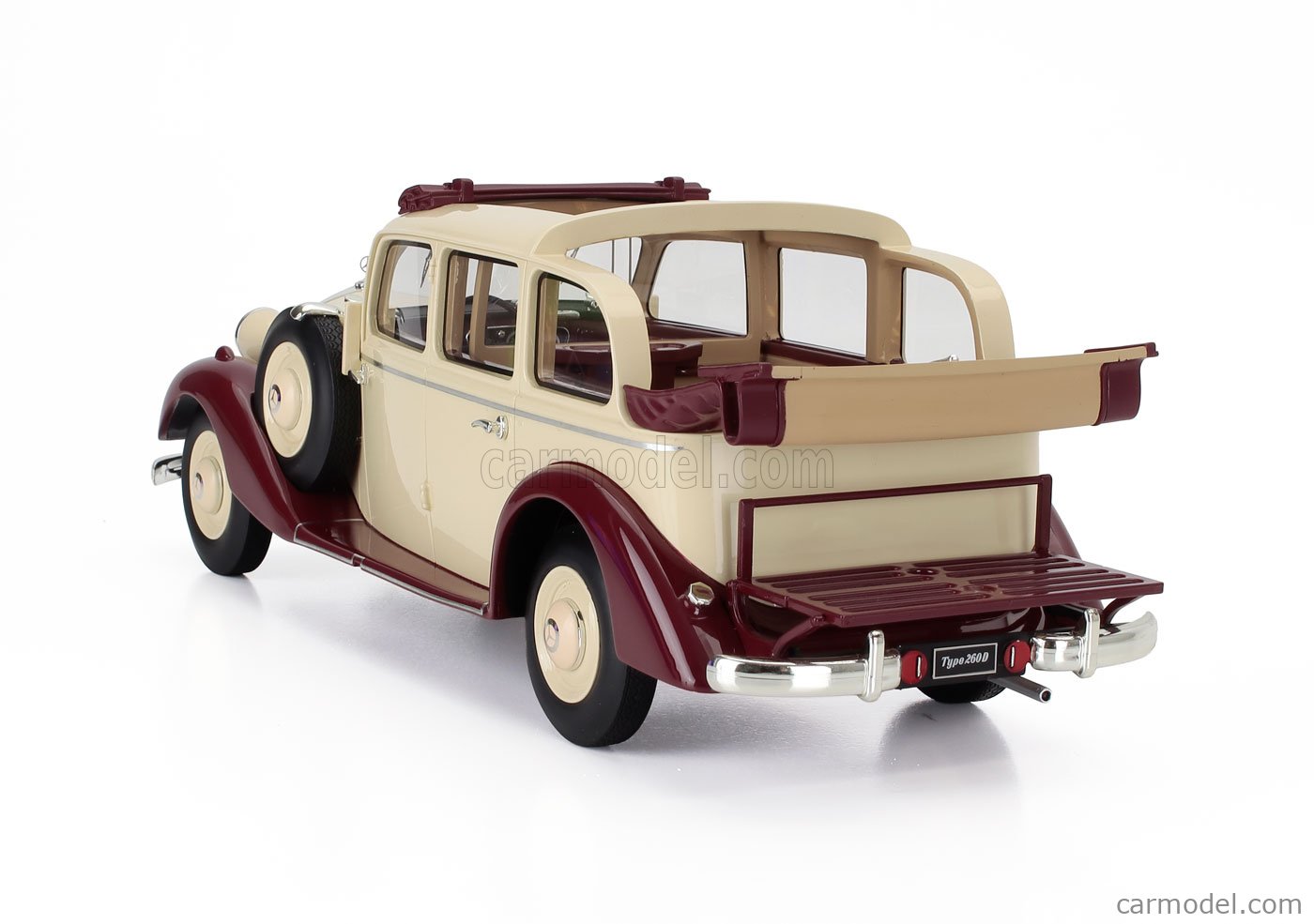 1:18 Triple9 Résine Mercedes 260D Pullman Landaulet 1936 Closed Back Gris/ Noir 1:18 Triple9 Résine Mercedes 260D Pullman Landaulet 1936 Closed Back Gris/ Noir