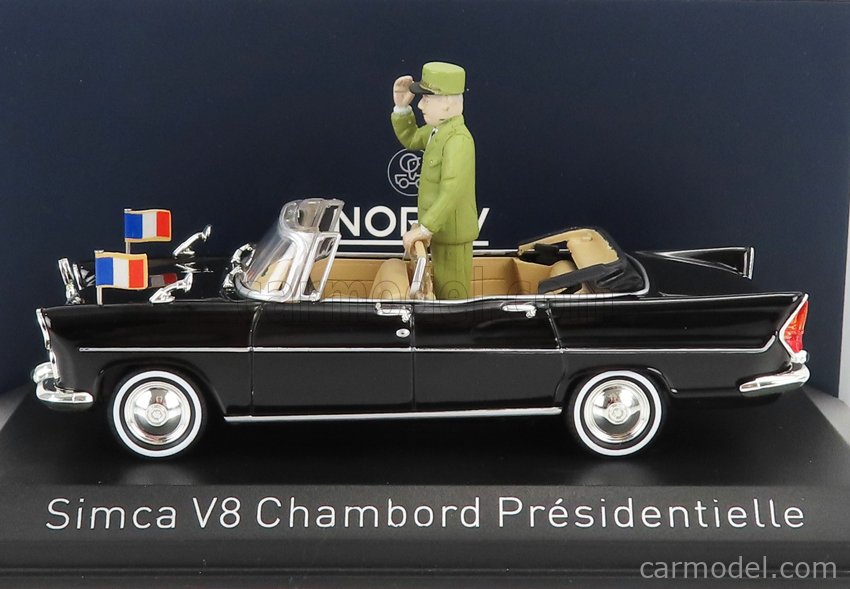 Norev France 1/43 - Simca Chambord Presidentielle De Gaulle