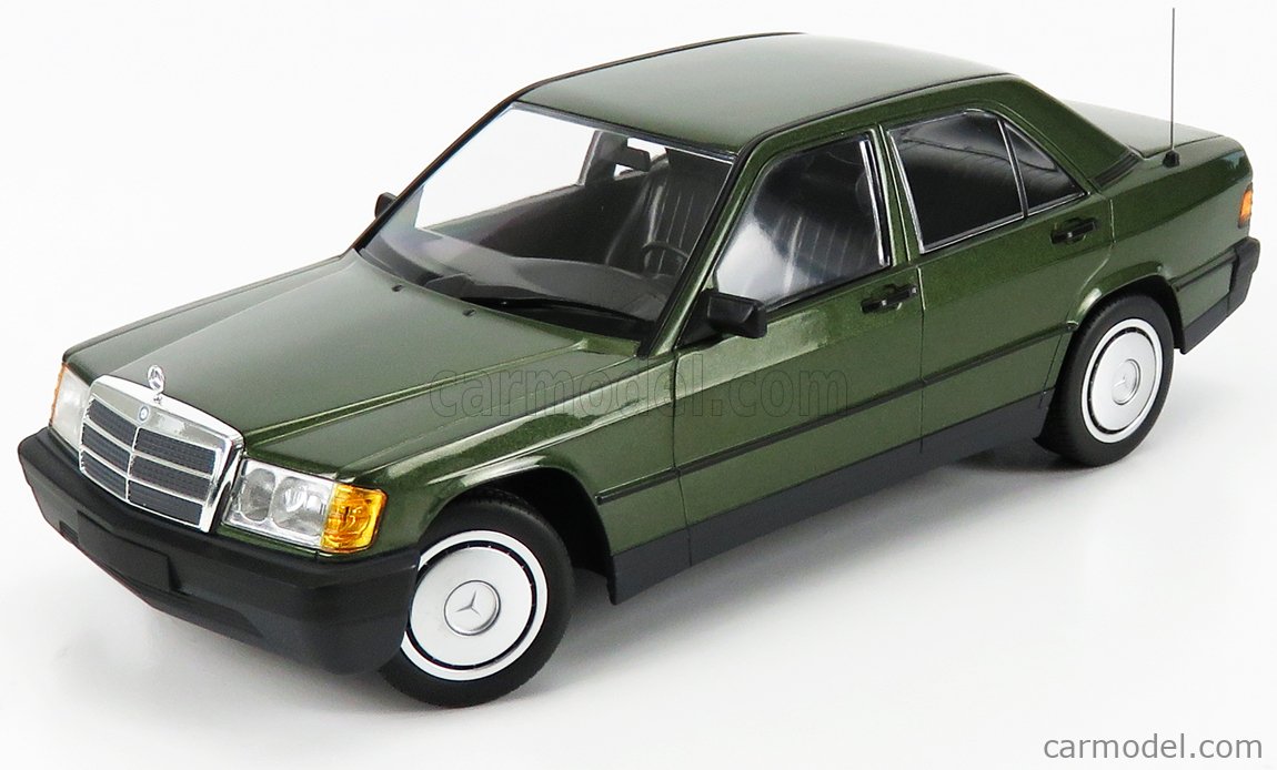 MINICHAMPS 155037001 Scale 1/18 | MERCEDES BENZ 190E (W201) 1984 GREEN MET