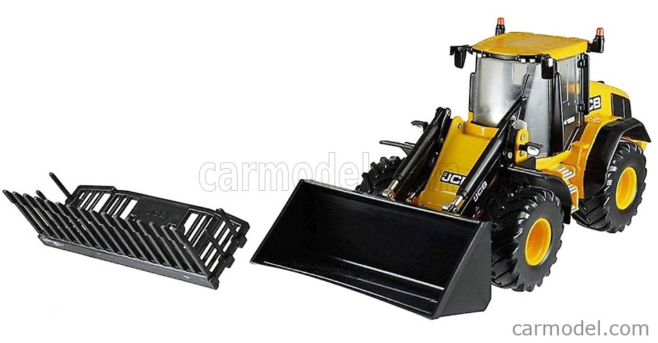 Jcb Tm420 Ruspa Gommata Tractor Scraper Yellow Black BRITAINS 1:32 LC43231 MMC 