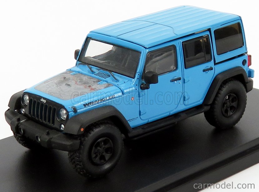 Greenlight Scale 1 43 Jeep Wrangler Unlimited Big Bear Chief 16 Light Blue