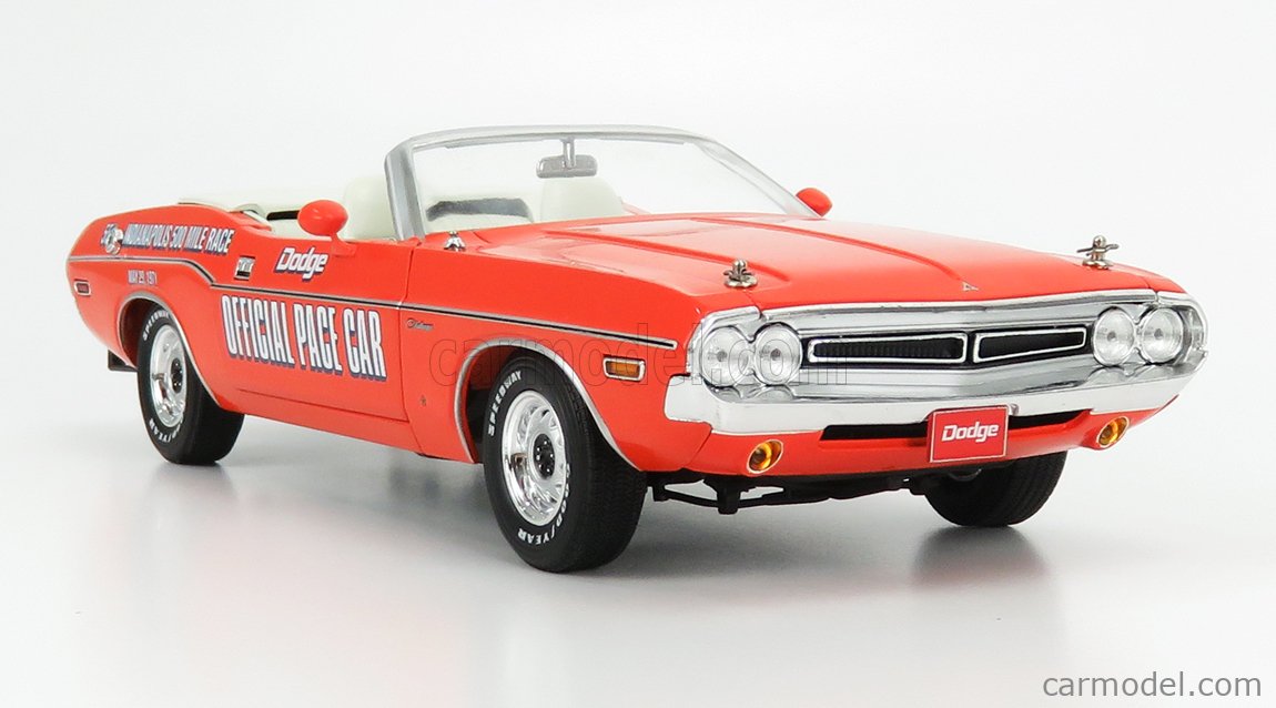 Dodge Challenger 1971 Pace Car 1/64 – Edizione Limitata Greenlight Per I 55 Anni Della 500 Miglia Di Indianapolis