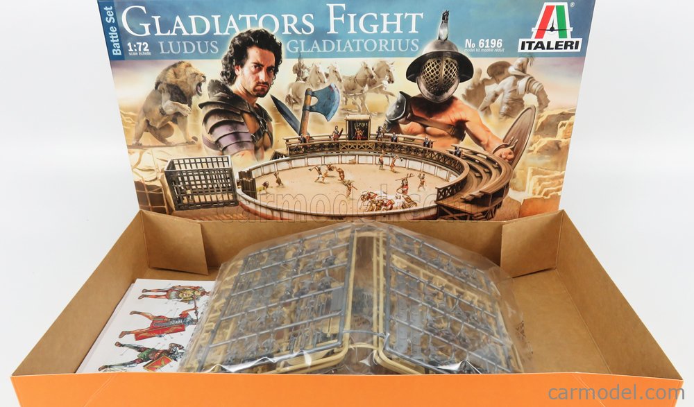 Gladiators Fight Ludus Gladiatorius With Arena Kit ITALERI 1:72 IT6196 