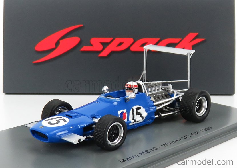 TENARIV 155 MATRA MS10 n°15 GP F1 US 1968 1.43