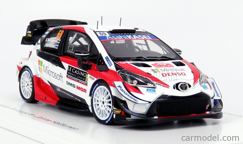 Toyota YARIS WRC Rally Mounted Carlo 2020 S6554 Spark 1/43 for sale online 