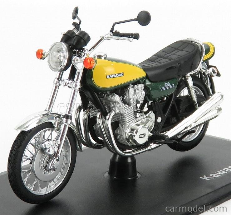 Z 900 gelb/dunkelgrün Modell 1973 Norev Kawasaki Z900 1:18 Artikel 182030
