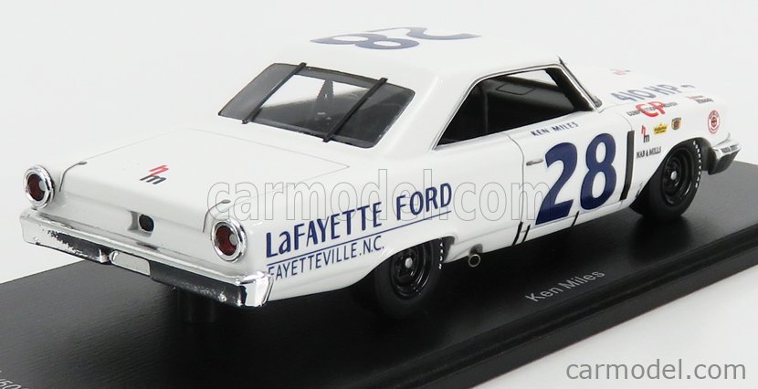 【再再販！】■スパークモデル 1/43 1963 フォードギャラクシー #0 D.ガーニー デイトナ500 NASCAR レーシングカー