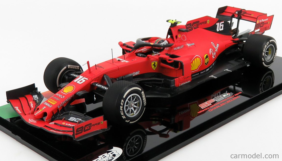 BBR 1:18 Bbr Ferrari F1 Sf90 #5 4Th Italy Monza Gp 2019 S.Vettel Matt Red BBR191835 