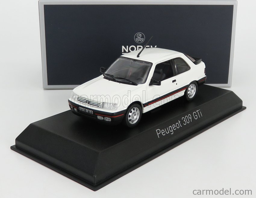 ° Norev 473909 Peugeot 309 GTI weiss 1987 Maßstab 1:43 Modellauto NEU 