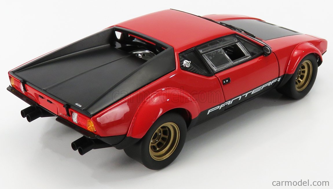 KYOSHO KS08853R 1/18 De Tomaso Pantera GT4 Red Black Diecast Toy Car 