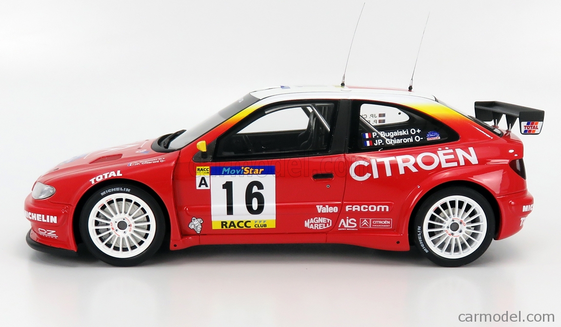 OTTO-MOBILE OT337 Scale 1/18 | CITROEN XSARA KIT CAR N 16 WINNER RALLY ...