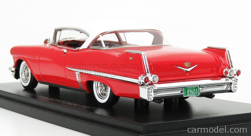 1:43 Neoscale Cadillac Series 62 Hard-Top Coupe 1957 Red White NEO49601 Model