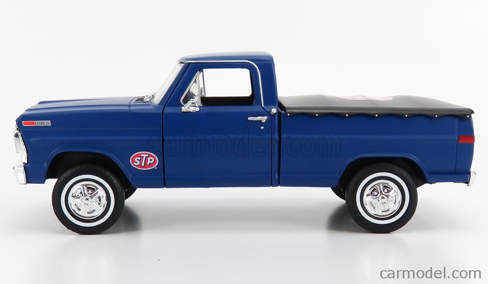 Greenlight 85053 Scale 1 24 Ford Usa F 100 Pick Up Bed Cover Stp 1968 Blue