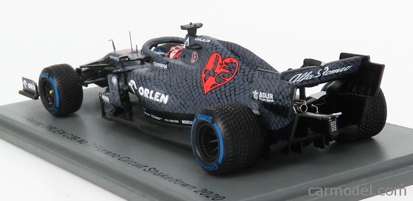 Miniature Spark 1/43 Alfa Romeo Sauber C39 Ferrari #7 - Kimi Raikkonen - Shakedown Fiorano 2020