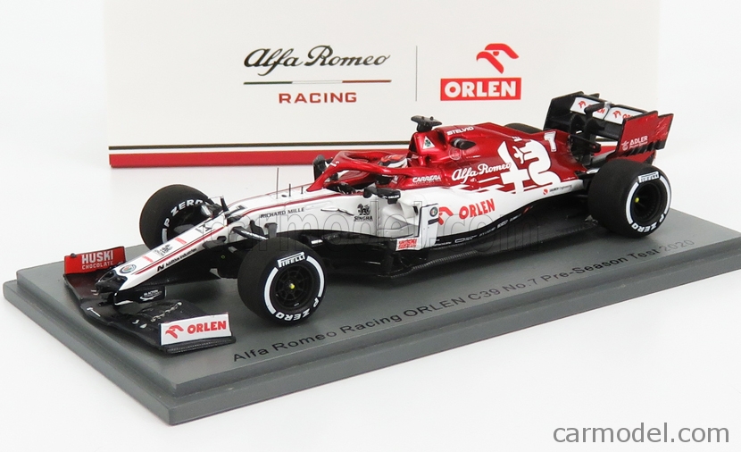 1/43 Alfa Romeo Racing Sauber F1 Team Test Car Fiorano Circuit Shakedown 2019 Kimi Räikkönen ➝ Spark ➝ Alfa Romeo