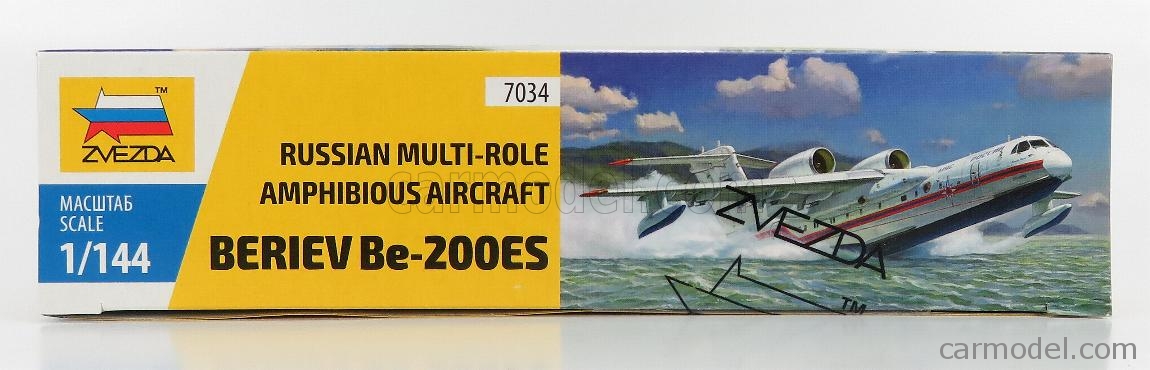 Details about   Model Kits "Russian amphibious aircraft BERIEV Be-200ES" 1:144 Zvezda #7034 